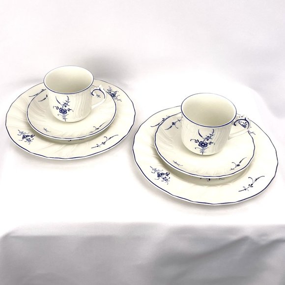Villeroy & Boch Vieux Luxembourg Breakfast/Dessert Set – Two 3 Piece Sets - Picture 2 of 7